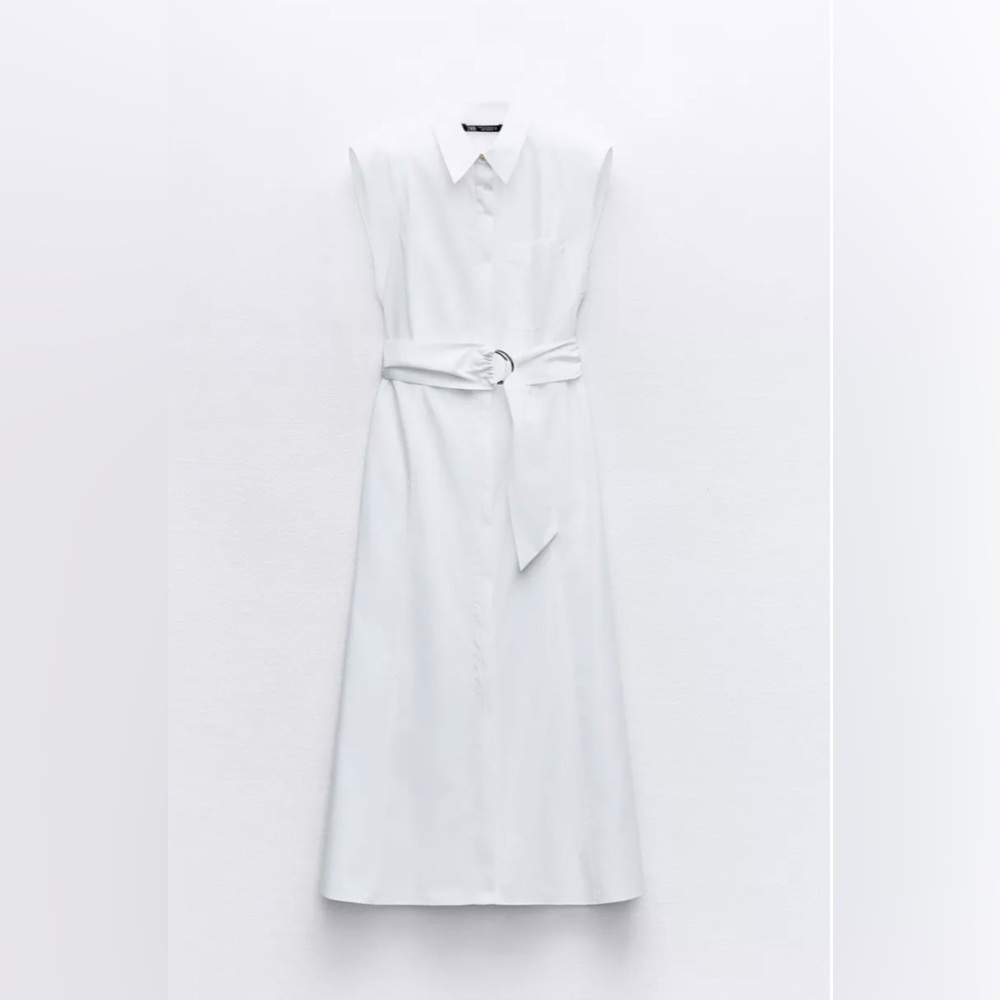 Zara White Maxi Dress